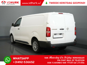 Opel Vivaro Van 2.0 CDTI 180 hp Aut. L3 Carplay/ Seat heating/ PDC V+A/ Cruise/ 2.5T towing capacity