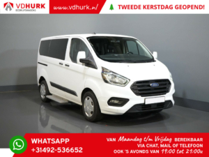 Ford Transit Custom Passenger Tourneo 2.0 TDCI € 33,581,- incl. TVA/BPM Trend Combi/ Kombi/ 9 Person/ 9 P/ Cruise/ PDC/ Airco