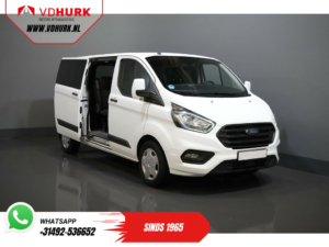 Ford Transit Custom Personenvervoer 2.0 TDCI 130 pk L2 € 33.682,- incl. BTW/BPM Combi/ Kombi/ Cruise/ Camera/ PDC V+A/ Airco