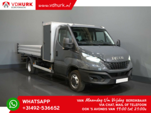 Iveco Daily Kipper 35C18 3.0 Aut. Dubbel Lucht/ 3 Zijde Kipper/ kieper/ Tipper/ Open laadbak/ dreiseiten/ Pritsche/ 3.5t Trekvermogen/ Doppel rad