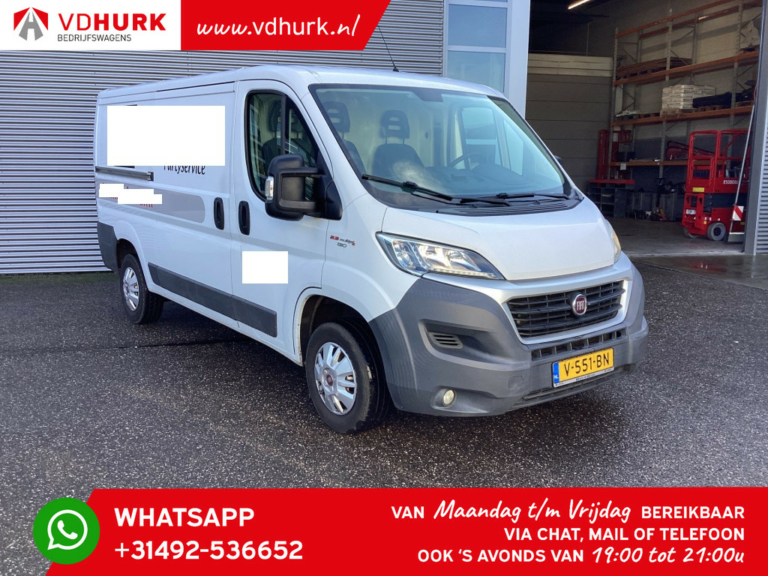 Fiat Ducato Vans 2.3 MJ 130 CV L2H1 EURO6/ NET WAGEN/ Climate/ Navi/ 2.5t Towing Verm./ Camera/ Cruise/ PDC/ Towing Hook