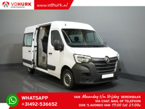 Renault Master Bestelbus T35 2.3 dCi 145 pk L2H2 DC Dubbel Cabine 7Pers./ Carplay/ Camera/ Cruise/ PDC