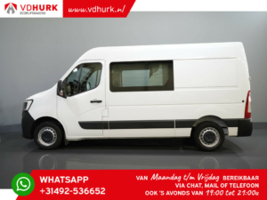 Renault Master Bestelbus T35 2.3 dCi 145 pk L2H2 DC Dubbel Cabine 7Pers./ Carplay/ Camera/ Cruise/ PDC