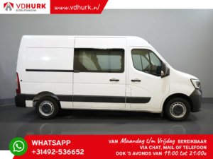 Renault Master Bestelbus T35 2.3 dCi 145 pk L2H2 DC Dubbel Cabine 7Pers./ Carplay/ Camera/ Cruise/ PDC