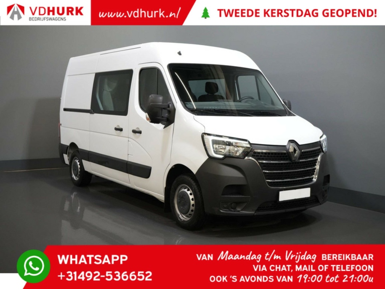 Renault Master Van T35 2.3 dCi 145 cv L2H2 DC Doppia Cabina 7Pers./ Carplay/ Telecamera/ Cruise/ PDC