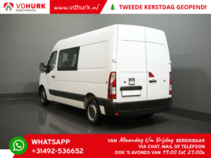 Renault Master Bestelbus T35 2.3 dCi 145 pk L2H2 DC Dubbel Cabine 7Pers./ Carplay/ Camera/ Cruise/ PDC