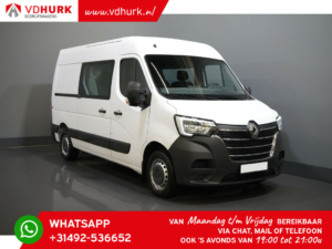 Renault Master Van T35 2.3 dCi 145 hp L2H2 DC Double Cab 7Pers./ Carplay/ Camera/ Cruise/ PDC