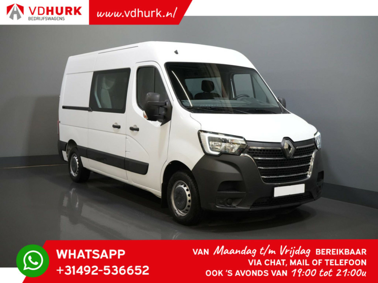 Renault Master Van T35 2.3 dCi 145 ch L2H2 DC Double Cab 7Pers./ Carplay/ Camera/ Cruise/ PDC