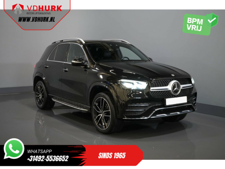 Mercedes-Benz GLE Bestelbus 400D 4MATIC Grijs Kent. AMG/ Airmatic/ Panorama/ Mem.Stoelen/ Adapt. Cruise/ 3.5t Trekverm./ Burmester/ Leder/ HUD