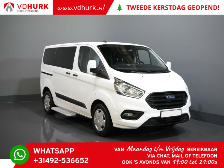 Ford Transit Custom Passenger Tourneo 2.0 TDCI € 33,016,- incl. TVA/BPM Trend Combi/ Kombi/ 9 Person/ 9 P/ Cruise/ PDC/ Airco