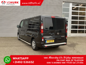 Opel Vivaro Bestelbus 1.6 CDTI 150 pk L2 DC Dubbel Cabine/ 2x Schuifdeur/ Keyless/ Stoelverw./ Navi/ Cruise/ PDC/ Sidebars