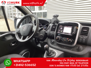 Opel Vivaro Bestelbus 1.6 CDTI 150 pk L2 DC Dubbel Cabine/ 2x Schuifdeur/ Keyless/ Stoelverw./ Navi/ Cruise/ PDC/ Sidebars