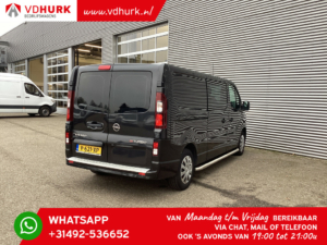 Opel Vivaro Bestelbus 1.6 CDTI 150 pk L2 DC Dubbel Cabine/ 2x Schuifdeur/ Keyless/ Stoelverw./ Navi/ Cruise/ PDC/ Sidebars