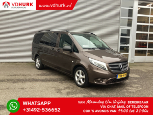 Mercedes-Benz Vito Bestelbus 119 CDI Aut. Dubbel Cabine MARGE LED/ 2x schuifdeur/ Navi/ Climate/ Camera/ PDC/ LMV/ Cruise/ Trekhaak