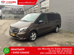 Mercedes-Benz Vito Bestelbus 119 CDI Aut. Dubbel Cabine MARGE LED/ 2x schuifdeur/ Navi/ Climate/ Camera/ PDC/ LMV/ Cruise/ Trekhaak