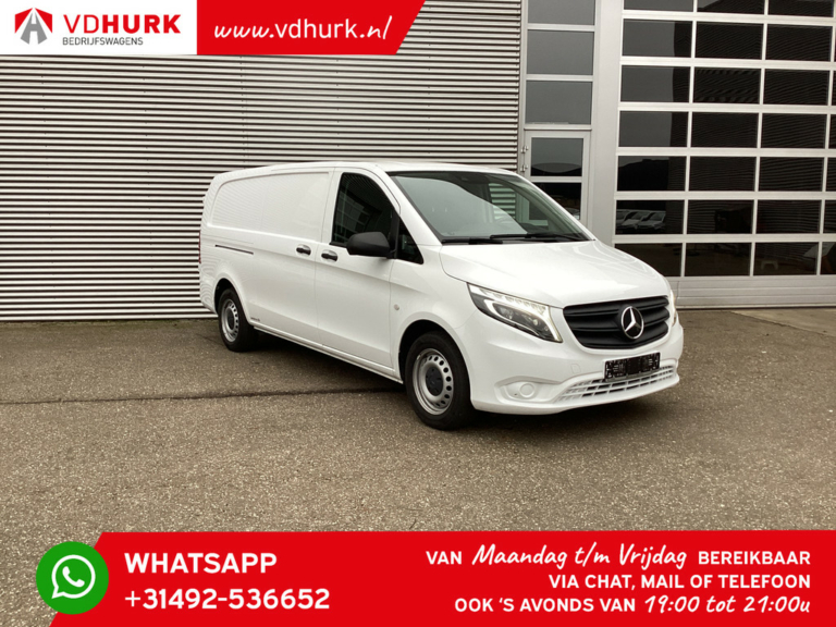 Mercedes-Benz Vito Van 116 CDI Aut. L3 XL LED/ 2x зсувні двері/ Підігрів підставки/ Підігрів сидінь/ Carplay/ Камера/ Круїз/ Буксирний гак