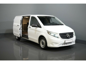 Mercedes-Benz Vito Bestelbus 116 CDI Aut. L3 XL LED/ 2x Schuifdeur/ Standkachel/ Stoelverw/ Carplay/ Camera/ Cruise/ Trekhaak