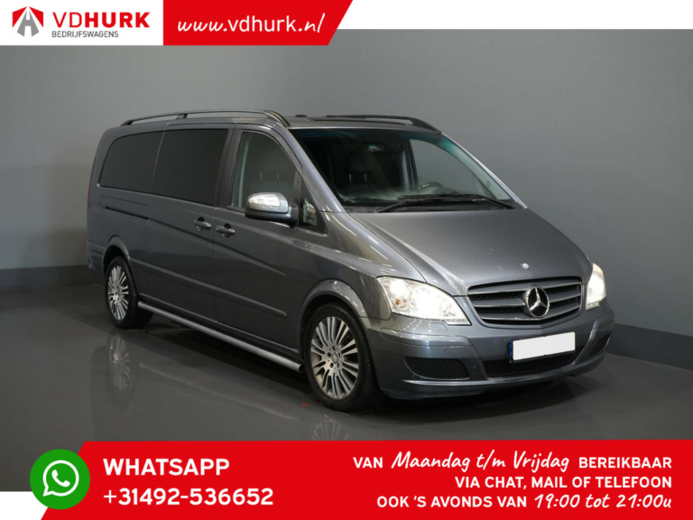 Mercedes-Benz Viano Van 3.0 V6 L3 XL DC Double Cab Elek.Seats/ Air suspension/ Pano/ Leather/ Elek.Sliding doors/ Xenon/ Seat heating/ Climate