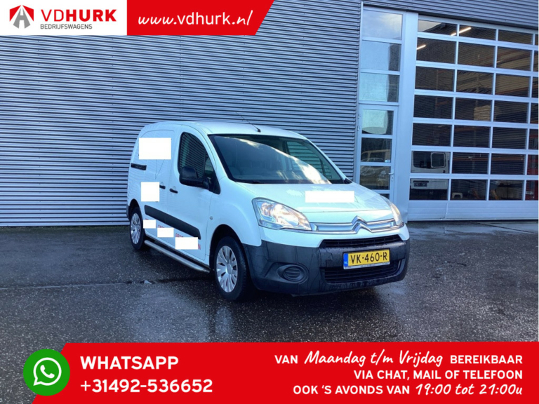 Citroën Berlingo Bestelbus 1.6 HDI MARGE Cruise/ 3Pers./ Airco/ Sidebars/ Trekhaak