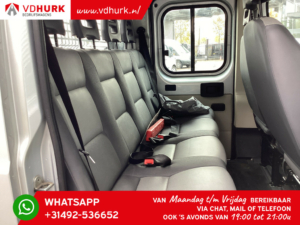 Fiat Ducato Open laadbak 2.3 MJ 150 pk Dubbel cabine Open laadbak/ Luchtvering/ Standkachel / Trekhaak/ Cruise/ 288x200x40