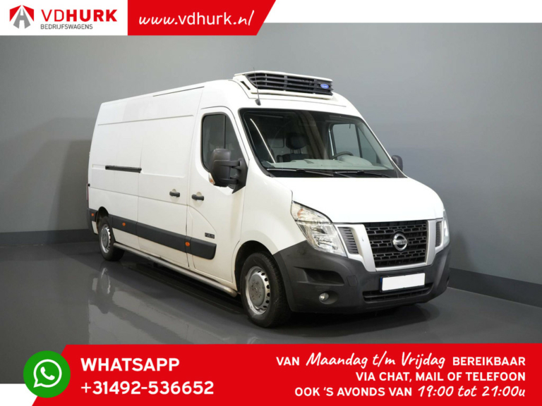 Opel Movano Koel-vriestransport (Nissan NV400) 2.3 dCi 145 pk L3H2 Koelwagen/ Carrier/ Kühl/ Khul/ Koel/ APK 8-2025