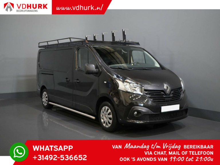 Renault Trafic Bestelbus 1.6 dCi 120 pk EU6 L2 Glasresteel/ Resteel/ Glasbok/ Imperiaal/ Navi/ Camera/ Cruise/ Trekhaak