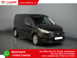 Ford Transit Connect Van 1.5 TDCI 100 CP Aut. L2 3 Pers./ Carplay/ LMV/ Clima/ Seatverw./ Camera/ LMV/ Cruise/ Towbar