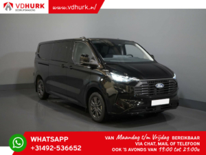 Ford Transit Custom Van 2.0 TDCI 150 ch L2 DC Double Cab LIMITED 2x Sliding door/ Adapt. Croisière/ Attelage électrique/ Caméra 360/ LED/ LMV/ Climatisation/ Carplay