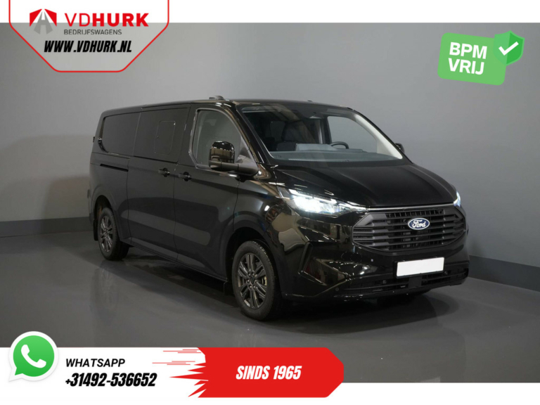 Ford Transit Custom Van 2.0 TDCI 150 к.с. L2 DC Double Cab LIMITED BPM FREE 2x Зсувні двері / Адапт. Круїз/ Елек. фаркоп/ Камера 360/ LED/ LMV/ Клімат