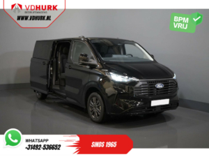 Ford Transit Custom Van 2.0 TDCI 150 к.с. L2 DC Double Cab LIMITED BPM FREE 2x Зсувні двері / Адапт. Круїз/ Елек. фаркоп/ Камера 360/ LED/ LMV/ Клімат