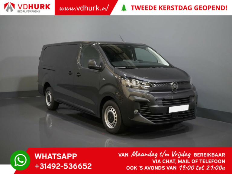 Citroën Jumpy Van 2.0 HDI 180 ch Aut. L3 Virtual Cockpit/ Carplay/ Navi/ Camera/ Cruise/ PDC/ Airco