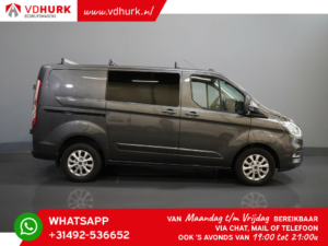 Ford Transit Custom Van 2.0 TDCI 130 KM Aut DC Double Cab LIMITED 2x drzwi przesuwne/ CarPlay/ Seatverw./ Cruise/ LMV/ Navi/ Cruise/ PDC V+A/ hak holowniczy