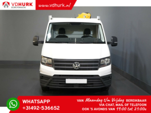 Volkswagen Crafter Otwarta skrzynia ładunkowa 6xSTOCK! 2.0 TDI 165 KM DL Otwarta skrzynia ładunkowa/ Dźwig Effer 35/ Dźwig/ Grue/ Autokran/ Carplay/ Podwójne powietrze/ Airco