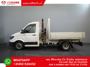 Volkswagen Crafter Otwarta skrzynia ładunkowa 6xSTOCK! 2.0 TDI 165 KM DL Otwarta skrzynia ładunkowa/ Dźwig Effer 35/ Dźwig/ Grue/ Autokran/ Carplay/ Podwójne powietrze/ Airco