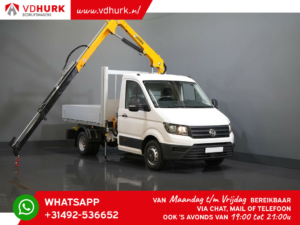 Volkswagen Crafter Inne 6xSTOCK! 2.0 TDI 165 KM DL Nadwozie otwarte/ Żuraw Effer 35/ Żuraw/ Grue/ Autokran/ Wyświetlacz samochodowy/ Podwójne powietrze/ Airco