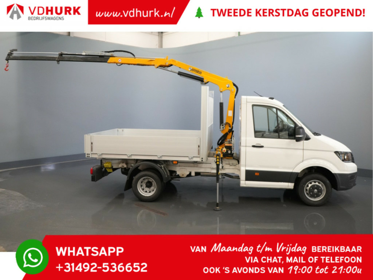 Volkswagen Crafter Other 6x 165 hp Effer 352S crane/ Crane/ Gru/ Grue/ Kran/ Autokran/ Open body/ Double Air