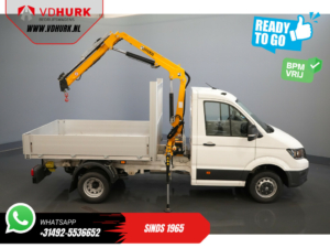 Volkswagen Crafter Overig 50 165 pk Effer 352S Kraan/ Crane/ Kran/ Autokran/ PTO/ Open laadbak/ Dubbel Lucht