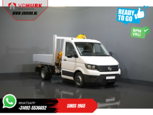 Volkswagen Crafter Overig 50 165 pk Effer 352S Kraan/ Crane/ Kran/ Autokran/ PTO/ Open laadbak/ Dubbel Lucht