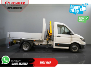 Volkswagen Crafter Overig 50 165 pk Effer 352S Kraan/ Crane/ Kran/ Autokran/ PTO/ Open laadbak/ Dubbel Lucht