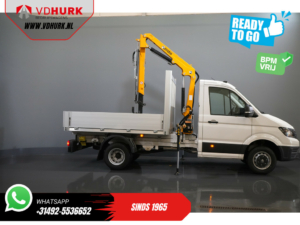 Volkswagen Crafter Overig 50 165 pk Effer 352S Kraan/ Crane/ Kran/ Autokran/ PTO/ Open laadbak/ Dubbel Lucht