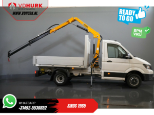 Volkswagen Crafter Overig 50 165 pk Effer 352S Kraan/ Crane/ Kran/ Autokran/ PTO/ Open laadbak/ Dubbel Lucht