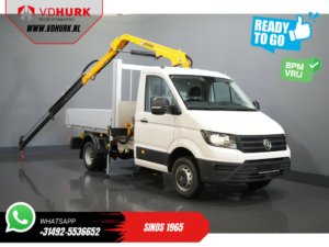 Volkswagen Crafter Overig 50 165 pk Effer 352S Kraan/ Crane/ Kran/ Autokran/ PTO/ Open laadbak/ Dubbel Lucht