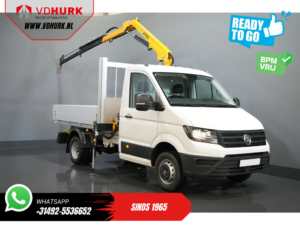 Volkswagen Crafter Overig 50 165 pk Effer 352S Kraan/ Crane/ Kran/ Autokran/ PTO/ Open laadbak/ Dubbel Lucht