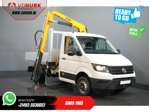 Volkswagen Crafter Overig 50 165 pk Effer 352S Kraan/ Crane/ Kran/ Autokran/ PTO/ Open laadbak/ Dubbel Lucht