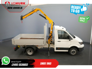 Volkswagen Crafter Overig 50 165 pk Effer 352S Kraan/ Crane/ Kran/ Autokran/ PTO/ Open laadbak/ Dubbel Lucht