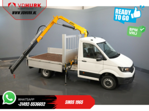 Volkswagen Crafter Overig 50 165 pk Effer 352S Kraan/ Crane/ Kran/ Autokran/ PTO/ Open laadbak/ Dubbel Lucht