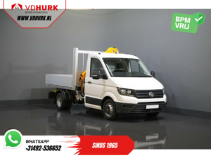 Volkswagen Crafter Cassone aperto 50 165 cv Effer 352S Gru/ Gru/ Autokran/ PTO/ Cassone aperto/ Doppia aria