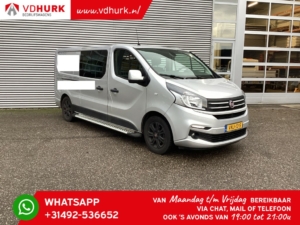 Fiat Talento Van 2.0 MJ L2 170 KM Aut DC Podwójna kabina/ 2x Drzwi przesuwne/ Bezkluczykowe/ Navi/ CarPlay/ Klimatyzacja/ Kamera/ Tempomat