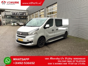 Fiat Talento Van 2.0 MJ L2 170 KM Aut DC Podwójna kabina/ 2x Drzwi przesuwne/ Bezkluczykowe/ Navi/ CarPlay/ Klimatyzacja/ Kamera/ Tempomat