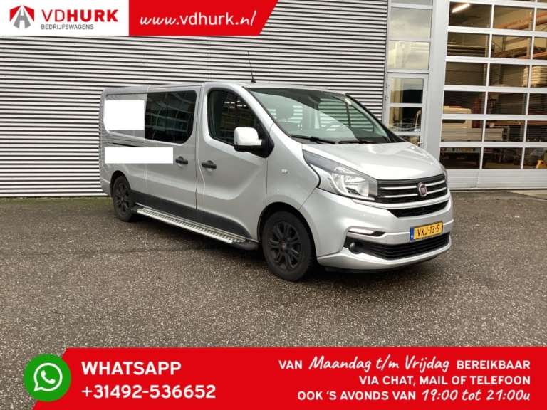 Renault Trafic Van (Fiat Talento) 2.0 MJ L2 170 KM Aut DC Podwójna kabina/ 2x Drzwi przesuwne/ Bezkluczykowy/ Navi/ CarPlay/ Klimatyzacja/ Kamera/ Tempomat